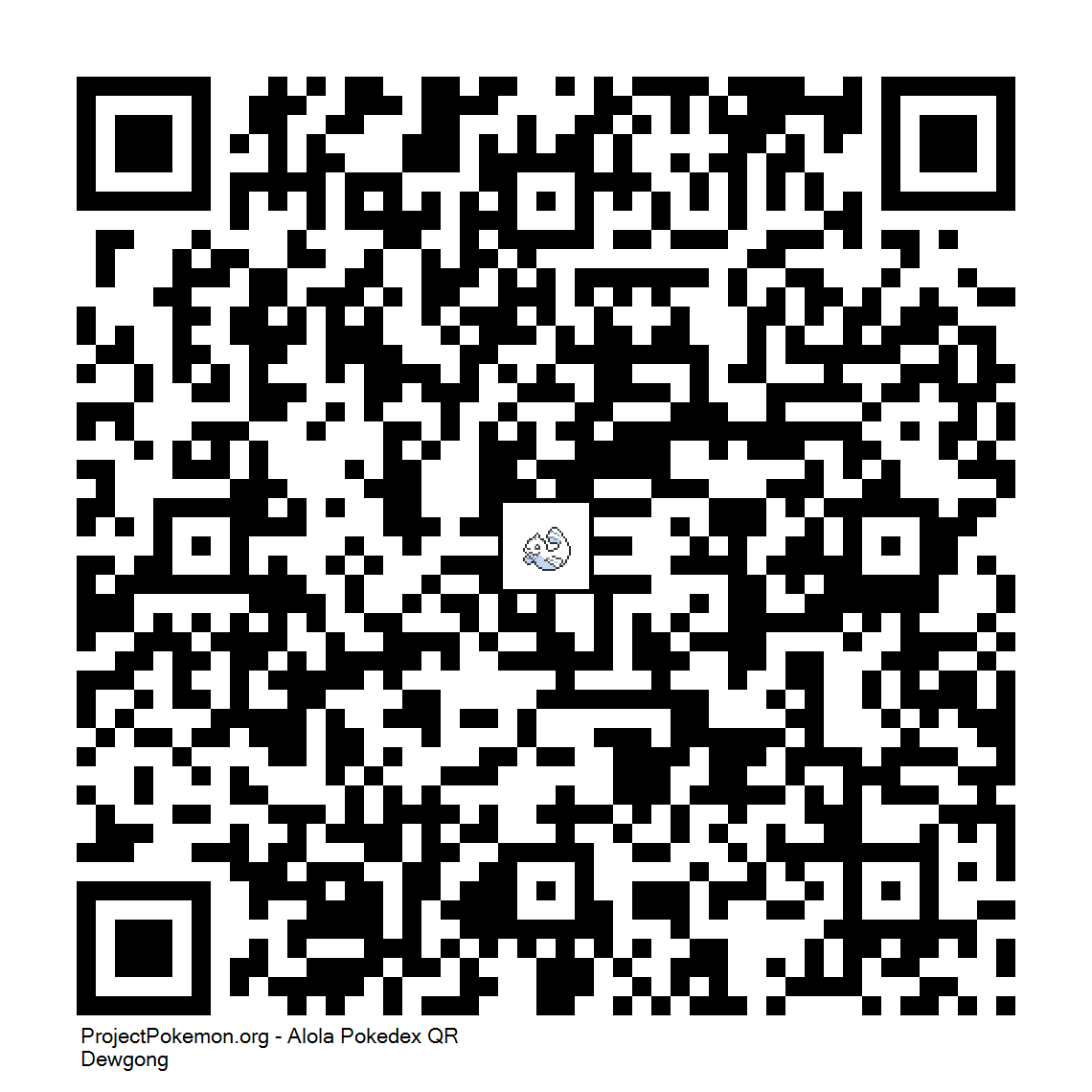 Cdigo QR de Dewgong